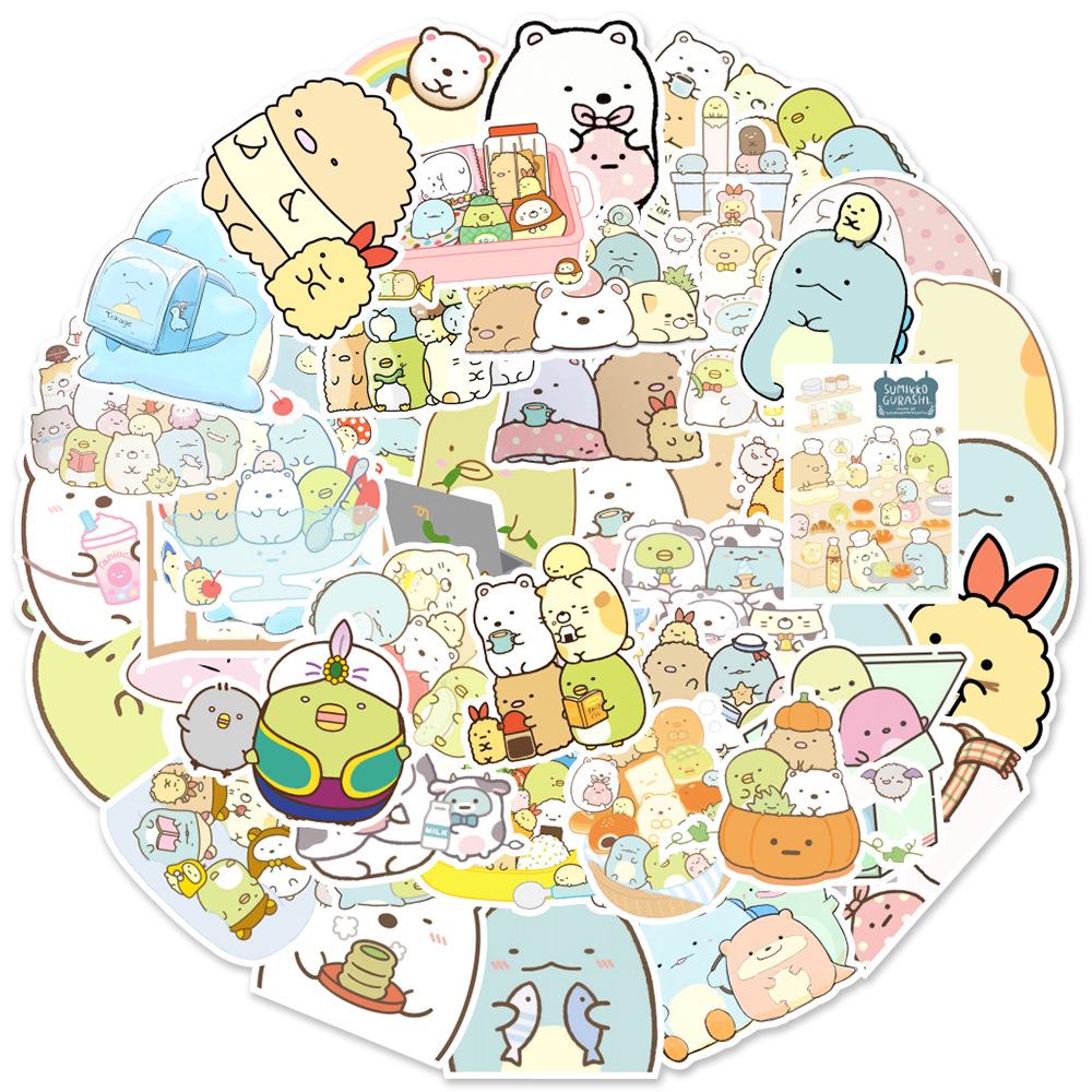 50 Game Corner Creatures Stickers for Notebooks, Skateboards, Water Cups, Suitcases
