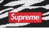Supreme New Era Box Logo Beanie Zebra