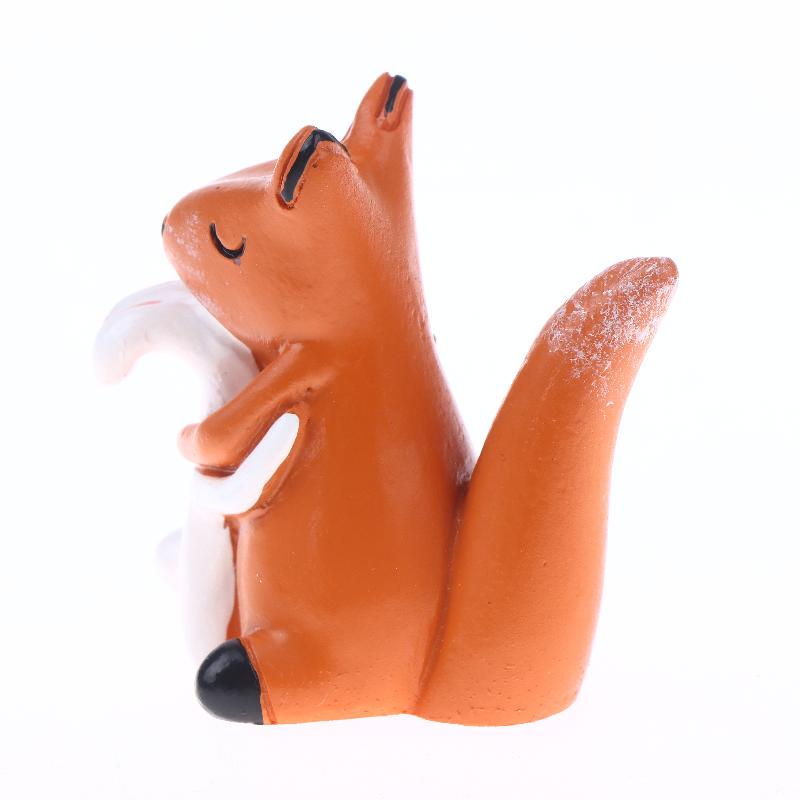 

Very Loving Fox Hugging Rabbit Statue, Creative And Adorable Fox And Bunny Animal Figurine For Home Or Desk Decoration Xmas Gift