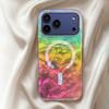 Applicable to Apple 18 magnetic mobile phone case, streamer color plated iphone17promax Aurora Symphony 17 anti-drop