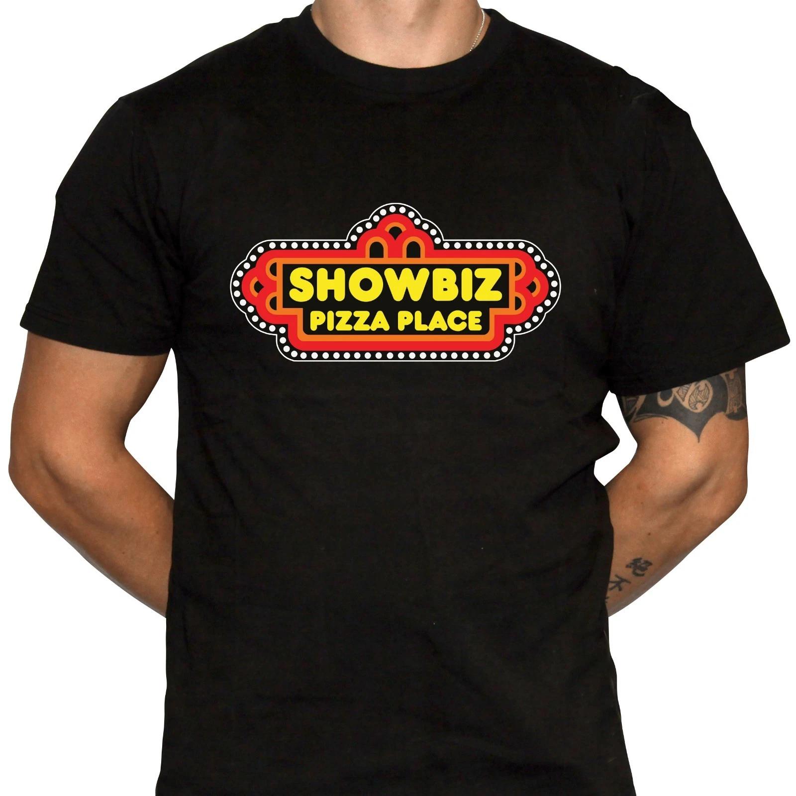 SHOWBIZ PIZZA PLACE T-SHIRT - Defunct Pizza Parlor - 100% Preshrunk Cotton Shirt M