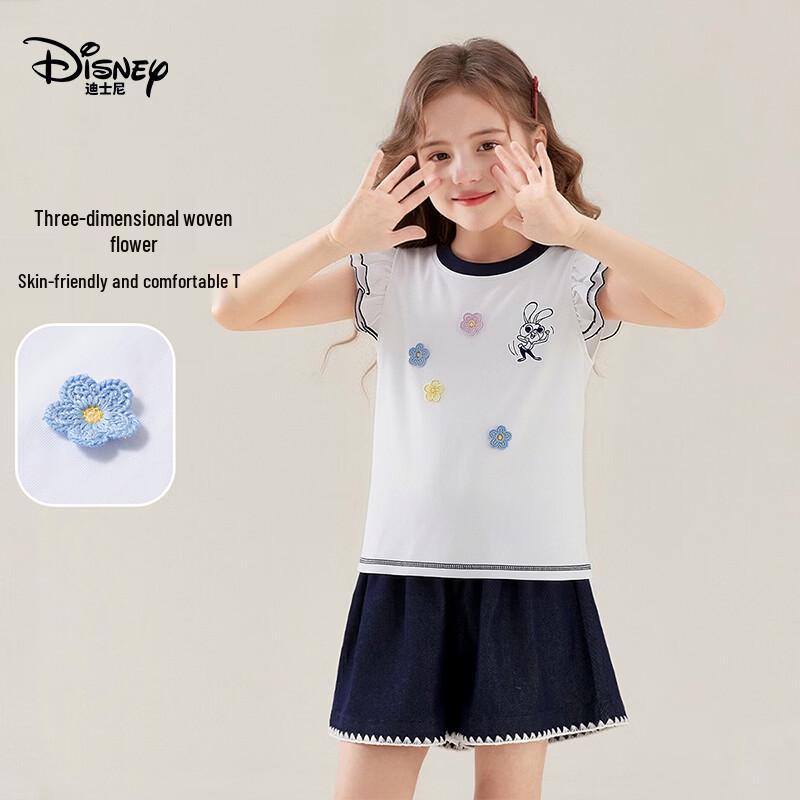 Disney Girls' Judy Hopps Short-Sleeve Graphic Tee