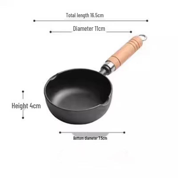 Non-Stick Cast Iron Egg Burger Mold & Dumpling Pan