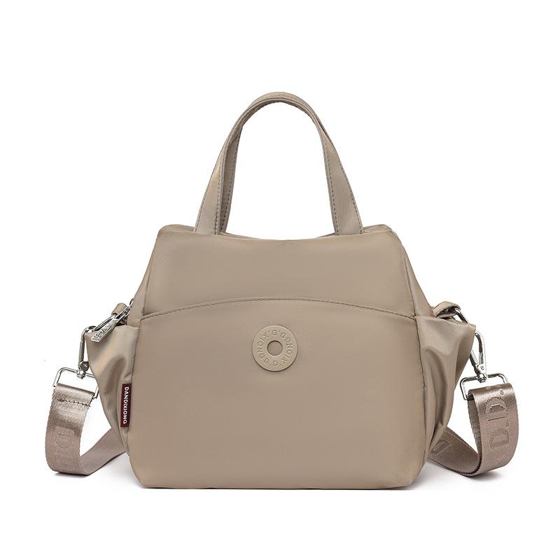 Water-resistant Nylon Handbag Women's Lightweight Multi-compartment Large Capacity Shoulder Bag