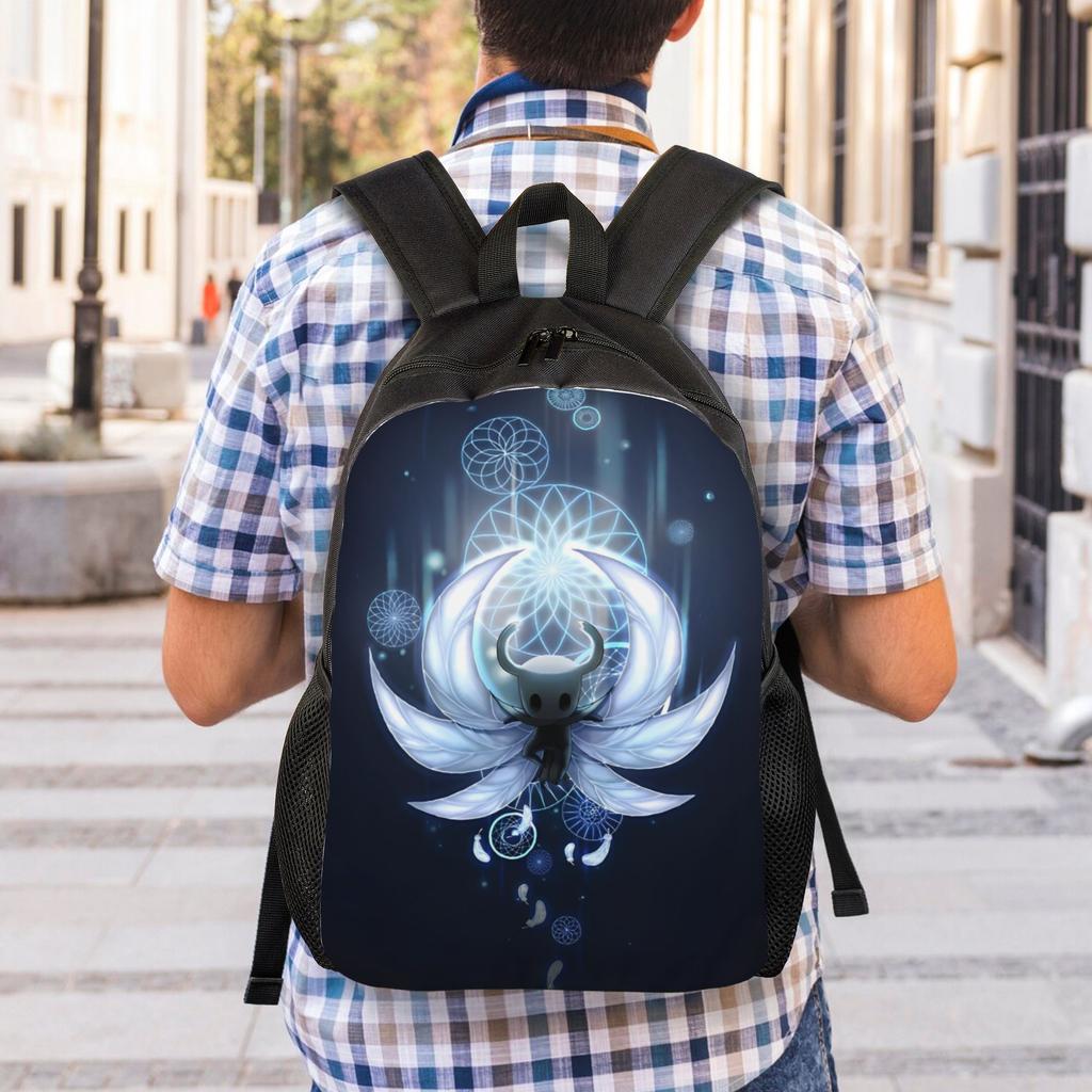 Hollow Knight Freizeit Rucksack Sport High School Business Indie Spiele Tagesrucksack für Männer Frauen Laptop Computer Umhängetasche