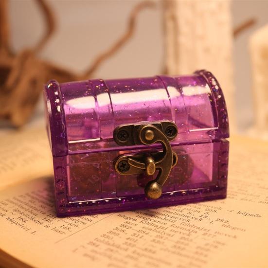 1 Set Treasure Chest Silicone Molds Resin Casting Molds Dice Box Molds Hasp Locks Screws Included for Epoxy Resin DIY Craft