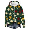 Jackets For Women Long Sleeve  Zip Up  Print Outerwear Casual Jackets