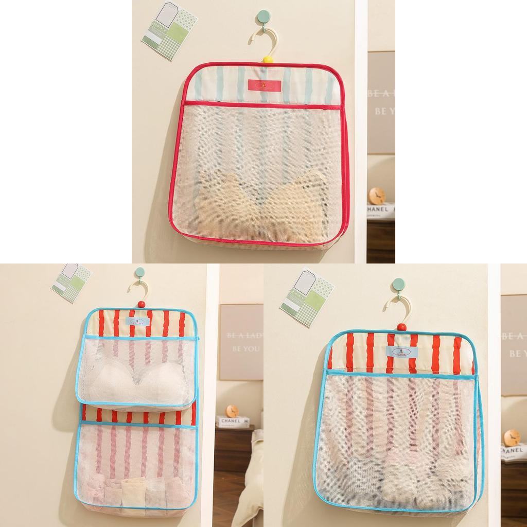 Modern Mesh Underwear Organizer Bag For Bedroom Closet Storage