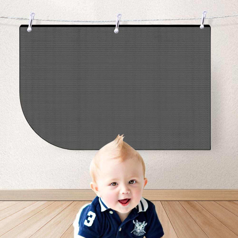 UV Protection Car Curtain Rear Side Window Sunshade Cover Repellent Mosquito Mesh Net Mesh Car Mosquito Net Auto Accessories