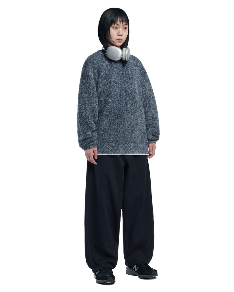 Nomaenyueol Cropped Hairy Knit - Melange