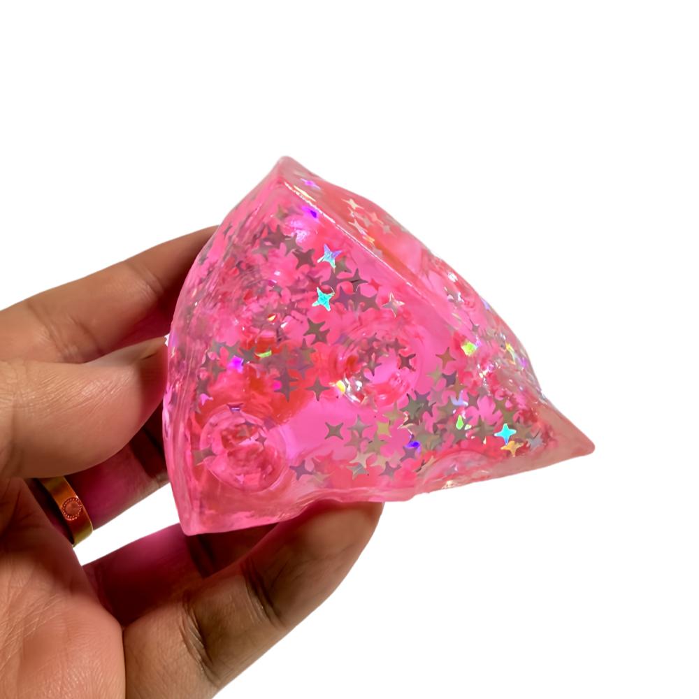 Stressabbau Spielzeug Squishy Honigkäse Transparentes Quetschspielzeug Langsam Rückprall Schreibtischspielzeug Fidget Spielzeug Geschenk