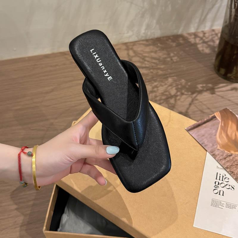 Summer Fashion Flats Flip Flop Concise Soft Sole Clip Toe Women Slippers Ladies Outdoor Beach Slides