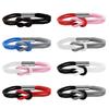Two Tone Milan Rope Adjustable 8-shaped Knot Bracelet for Couples Creative Stainless Steel Magnetic Buckle Handmade Jewelry