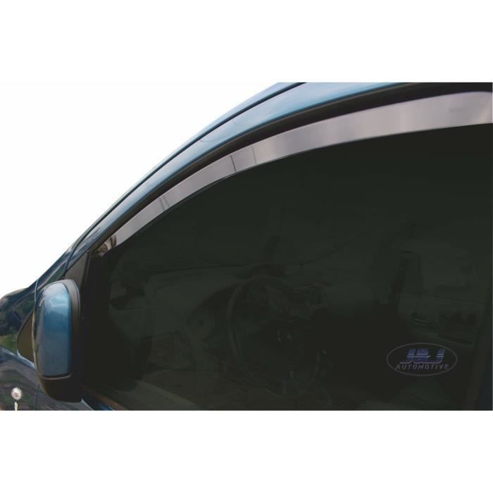 Déflecteurs D'air - J&J AUTOMOTIVE - Fiat Jumpy 2007-2016 - Fumé - Acrylique Renforcé - Installation Facile