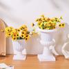 Mini Flowerpot Plastic Pedestal Style Succulent Planter Pot Nordic Style Standing Flowerbed