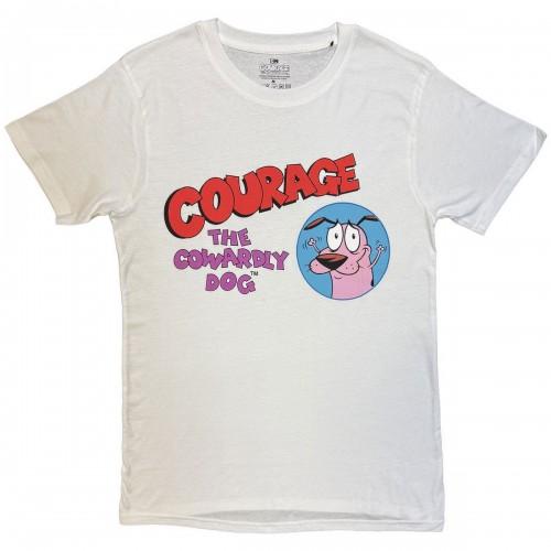 Courage The Cowardly Dog Unisex Adult Logo T-Shirt