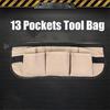 Oxford Cloth Waterproof Tool Bag - Waist Pouch Belt Storage Holder Multi-functional Electrician Tools Bag Organizer Cleaning