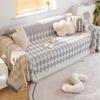 Sofa Cover Cloth Cloth, Chenille Anti Cat Scratch Sofa Cushion, Full Package Anti Slip Cover, Modern and Simple Universal Cover Cloth, Thickened