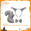 Animal Tail Costume Kit Cosplay Dress up Headwear Headband for Christmas Holiday