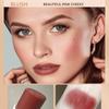 QIBEST Multi-function Makeup Stick Highlighter Blush Contour Stick Lipstick Set Rouge Pen