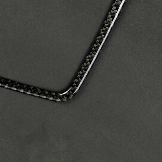 For BMW F07 5 Series GT Real Carbon Fiber Dashboard Speaker Panel Stickers Cover