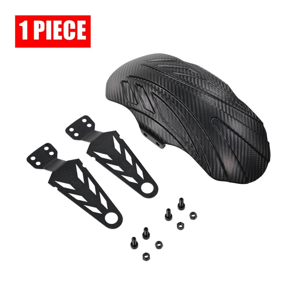 Carbon Fiber Pattern Fender for VSETT 10+ MUKUTA 10 Plus ZERO 10X 10-Inch Electric Scooter Adjustable Mudguard Wing Splash Board 1 PIECE