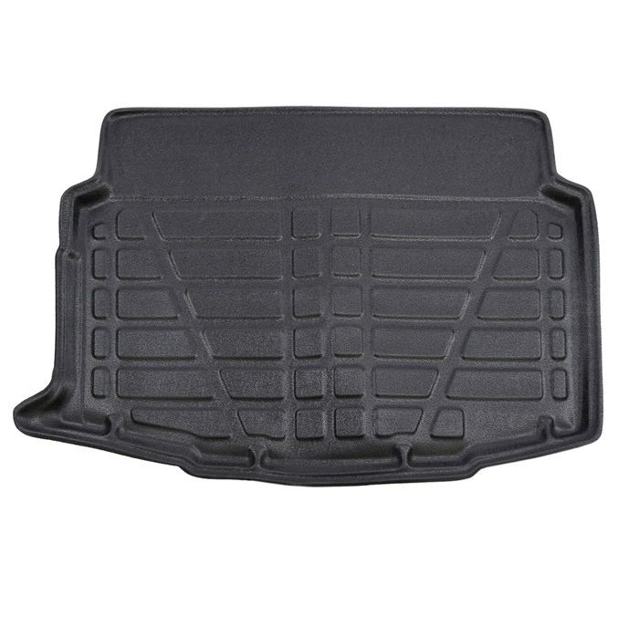 Bac de coffre sur mesure - SCOUTT - Seat Ibiza (depuis 2022) Hatchback - Noir antidérapant - Bord haut - TPE
