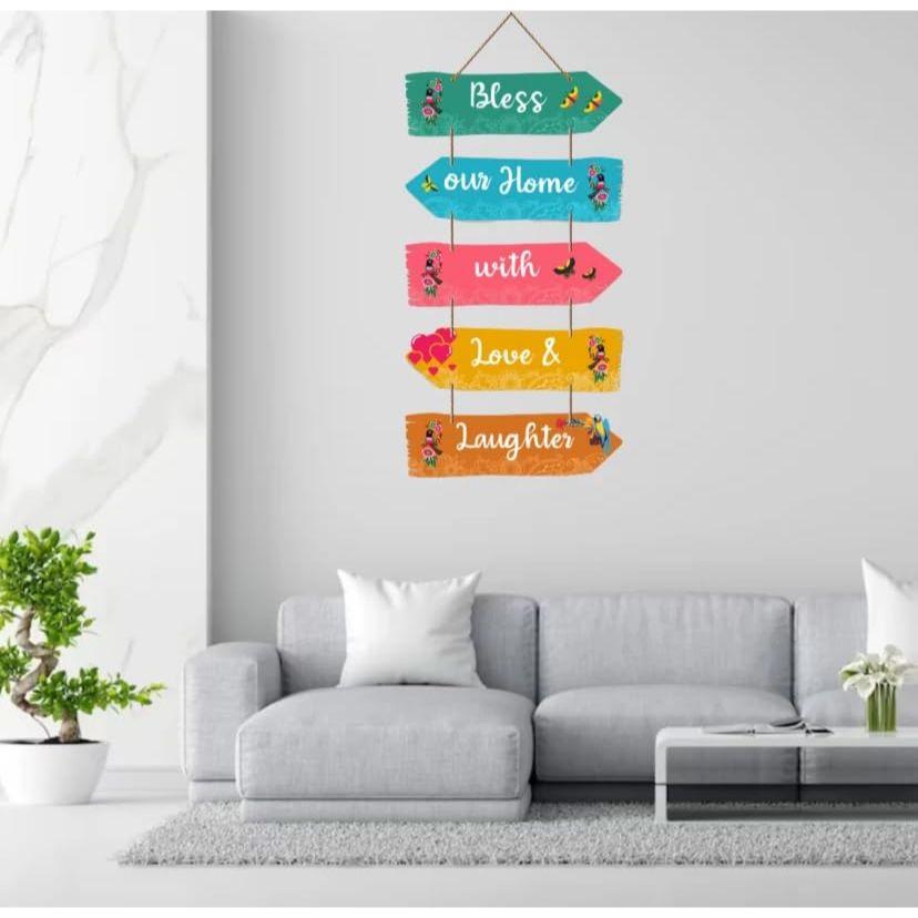 Wall Art MDF Wooden Hanging for Living Room | Bedroom | Home Decor | Office | Gift | Quotes Items House Decoration, Decorative Hanging