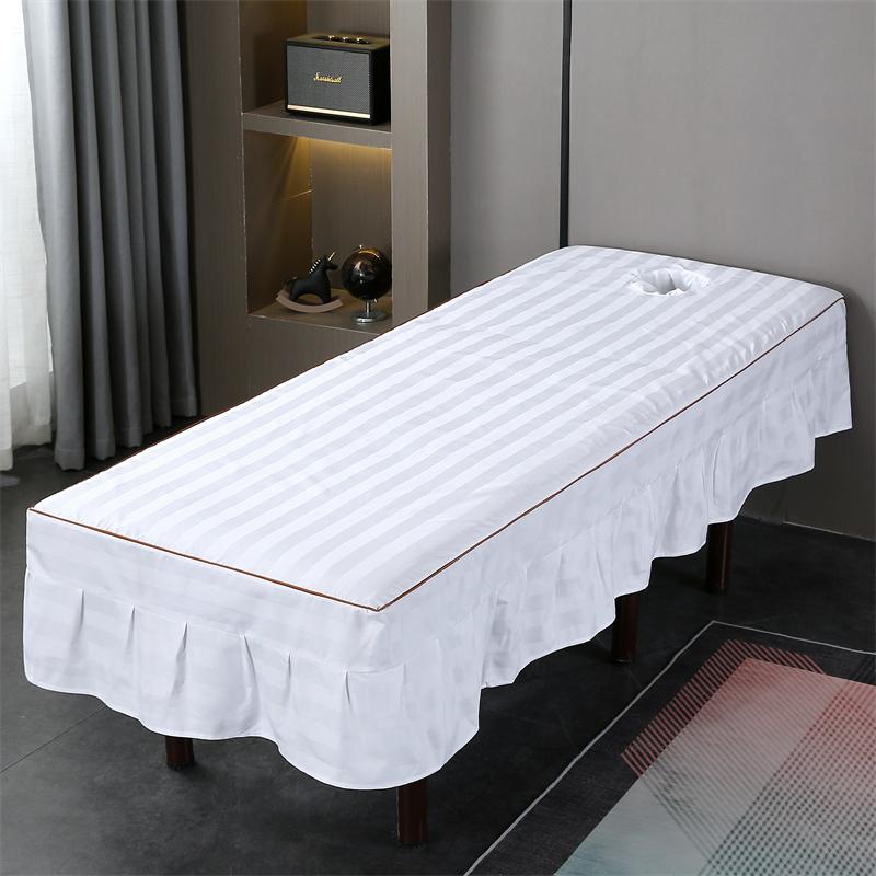 SPA Treatment Massage Table Bed Cover Physiotherapy Beauty Salon Mattress Sheet With Face Hole Bedspread Cover Bed Sheet