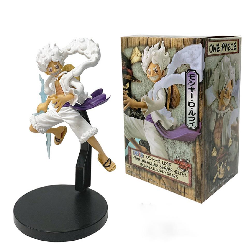 18CM/3pcs One Piece Anime Peripheral Figure Nika form Gear Five Monkey D Luffy Figures Doll Statue Pvc Model Toy Christmas Gifts