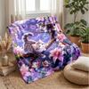 Kittens Hugging in Autumn Theme blanket Lightweight Warm Flannel Blanket Decorative Throw Blanket for Home Decoration