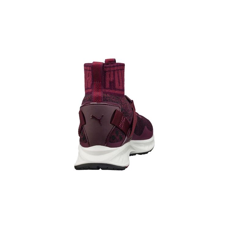 Puma Ignite Evoknit Comfortable Sports High-Top Lifestyle Shoes Women sneaker Dark-Red 189766-03