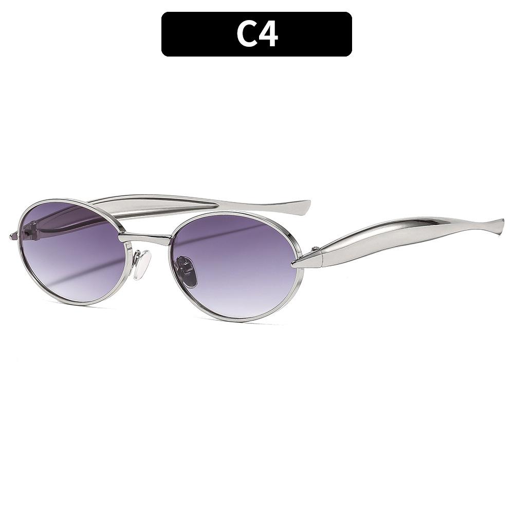

Women s sunglasses, metal oval sardines sunglasses, men s and women s fashion sunglasses