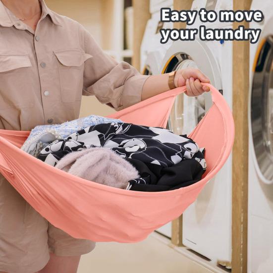 Foldable Dirty Clothes Basket Compact Save Space Portable Large Capacity Great Load