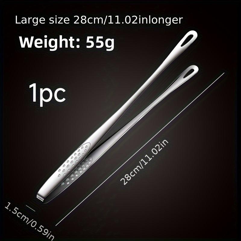 1-Piece/2-Piece Stainless Steel Multi-Functional Tongs, Heavy-Duty Food Tongs for Grilling, Baking, Camping, BBQ, and Buffet - Durable Kitchen and