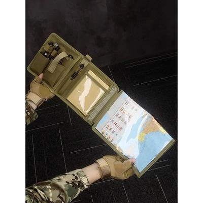 Utomhus Padfolio Ringpärm med 80 ark lösbladspapper Military Memorandum A5 väderbeständig taktisk anteckningsbok