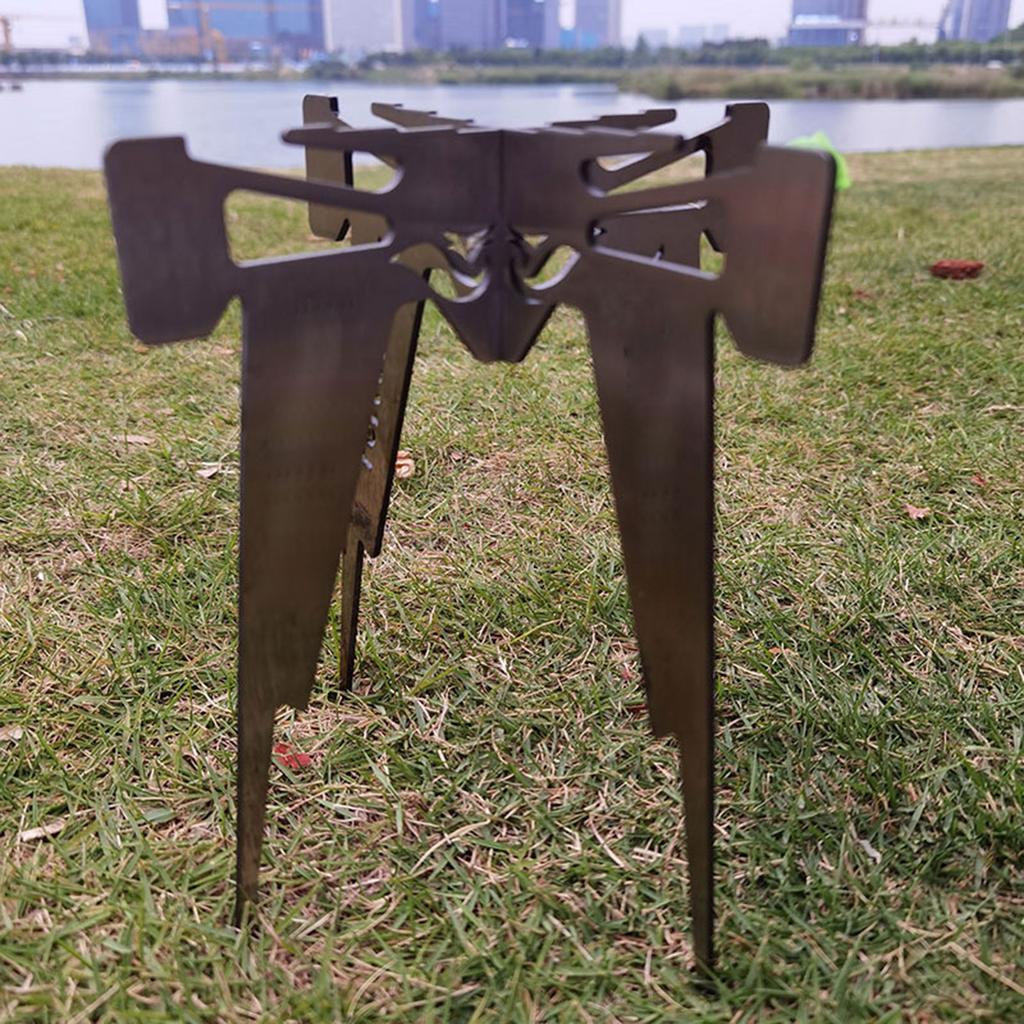 Folding Camping Pot Support   Stand Trivet Stove Rack for Outdoor Camping Hiking Backpacking