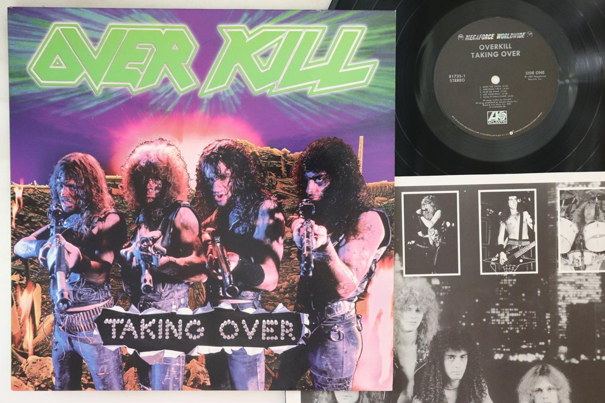 

LP Record OVERKILL - Taking Over 817351 ATLANTIC 1987 US Metal Used