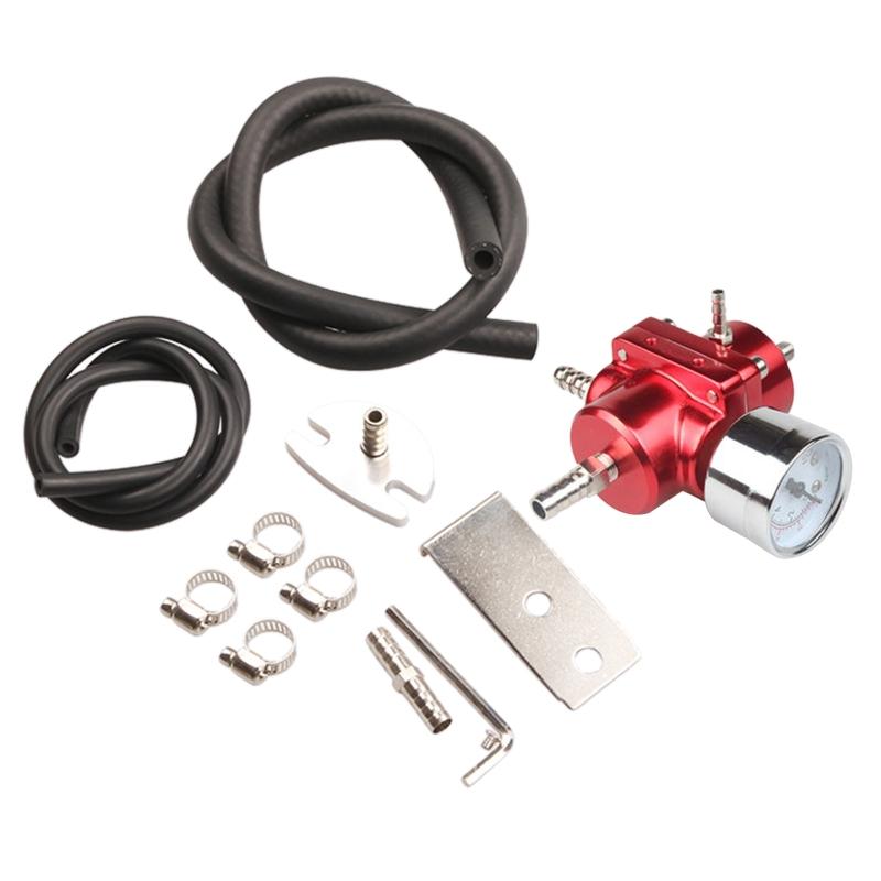 Adjustable Racing Fuel Pressure Regulator With Gauge Fuel Supercharger