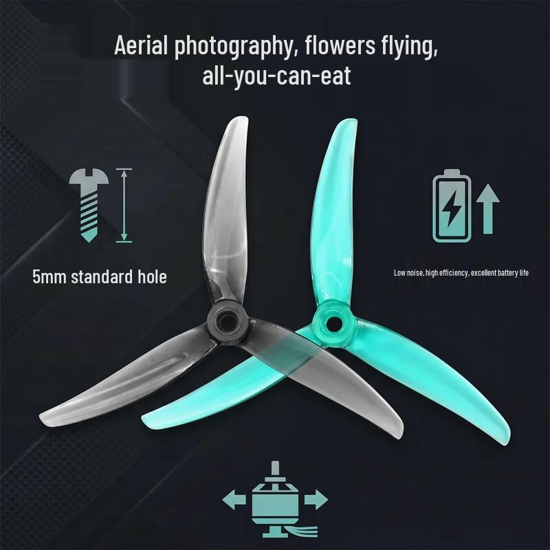 HUIFEITECH HQPRO J35 5-дюймовые 3-лопастные пропеллеры для FPV дрона