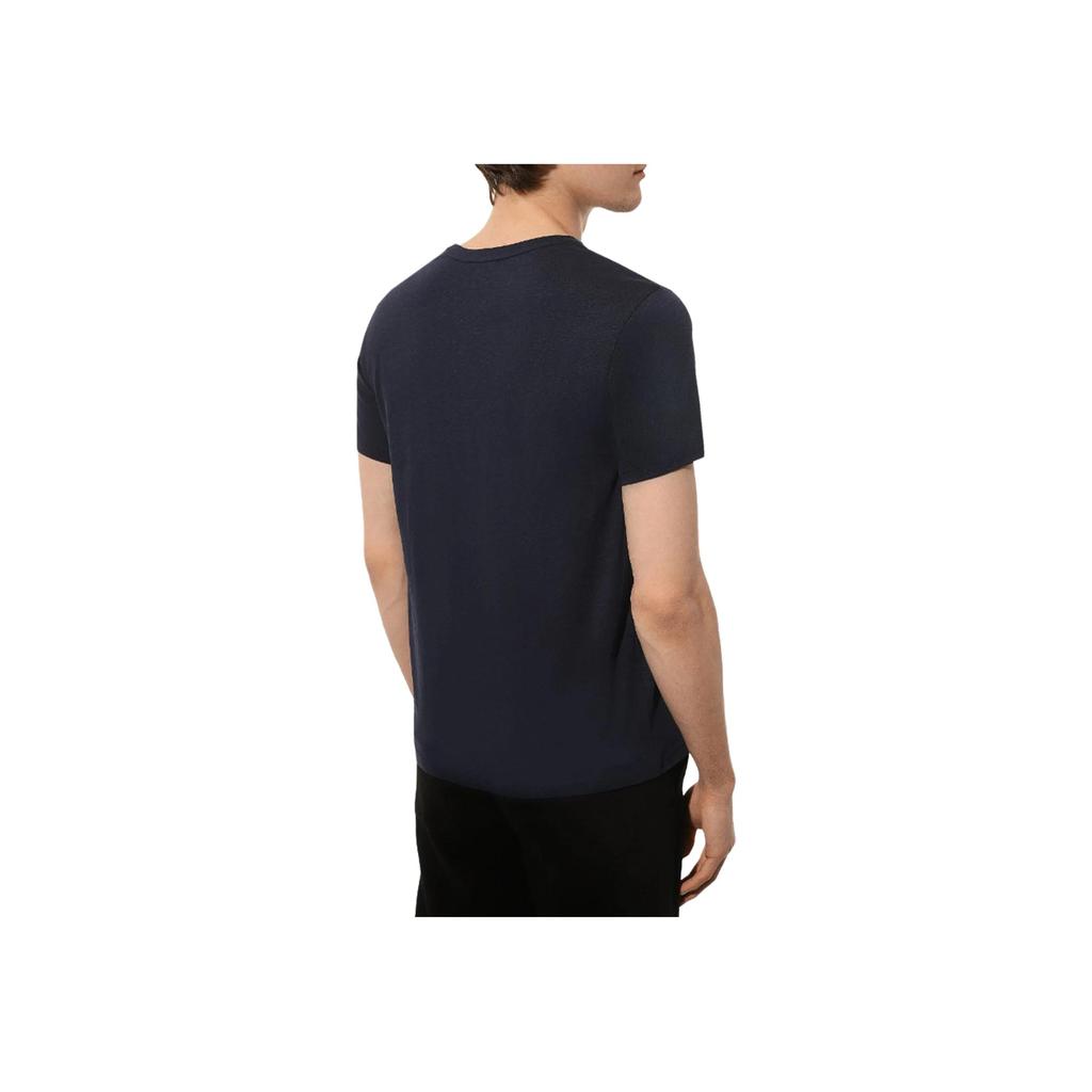 Emporio Armani Ss24 Logo Print Crew Neck T-Shirt Men tops Black 211818-3R485-00020