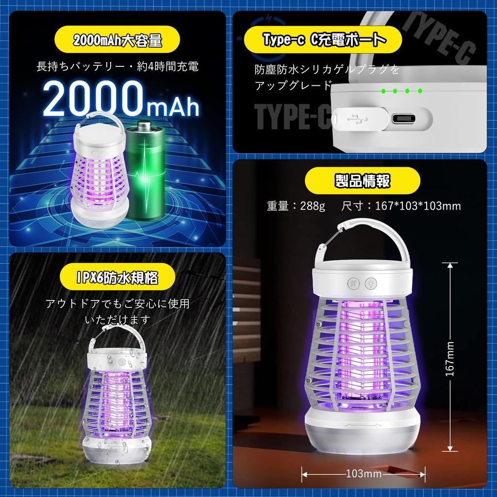 Onefun Electric Insect Killer [2026 New Version, Gold Award Masterpiece] - Fly Trap, Mosquito Killer, UV Light Attractant, 360° Super Powerful Mosquit