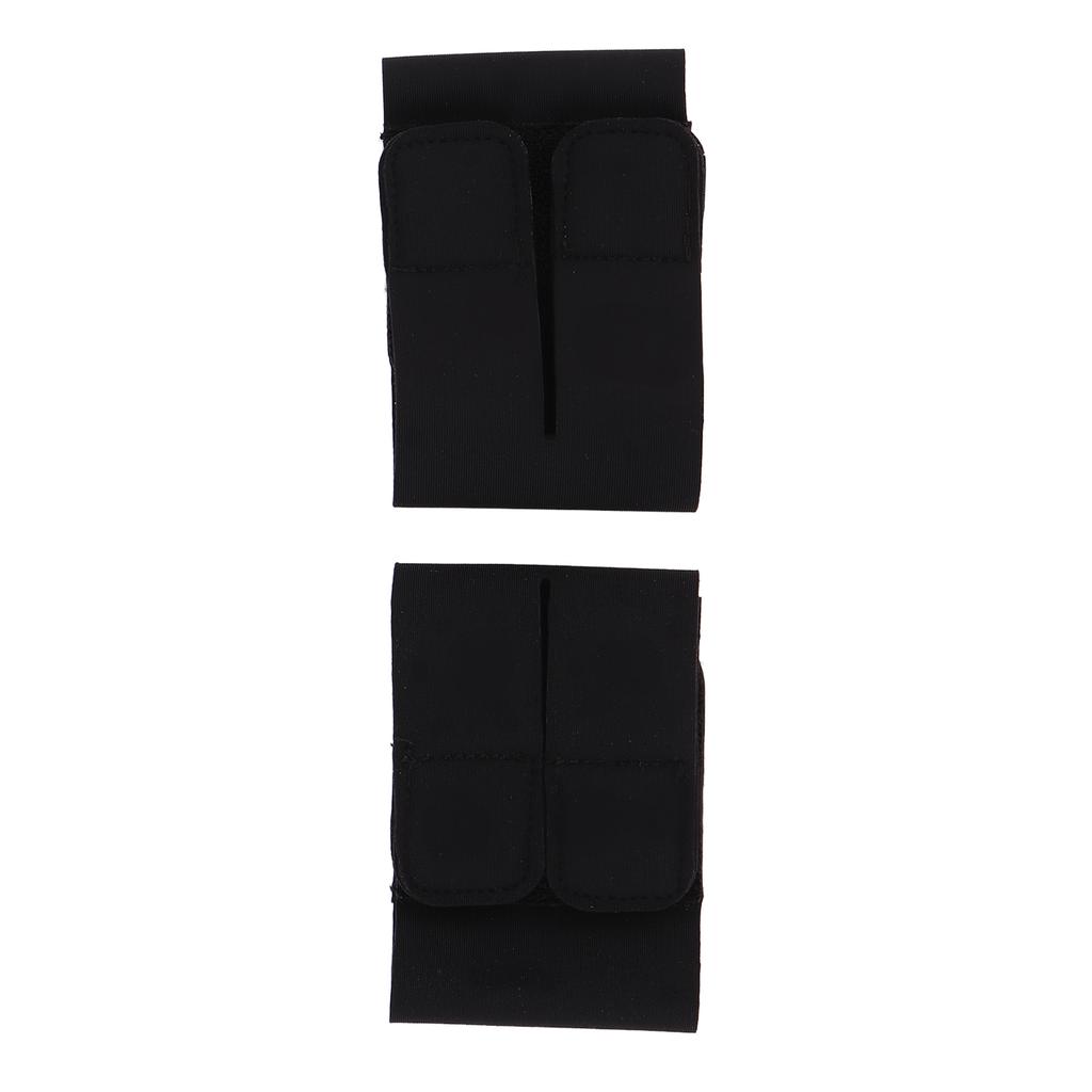 2pcs TFCC Wrist Support Hook And Loop Fasteners Adjustable Black TFCC Wrist Compression Band M