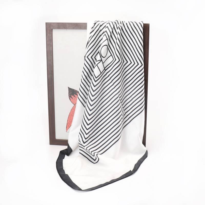 Шелковый женский весенне-летний шарф с принтом, маленький квадратный шарф, подарочный шарф, шаль