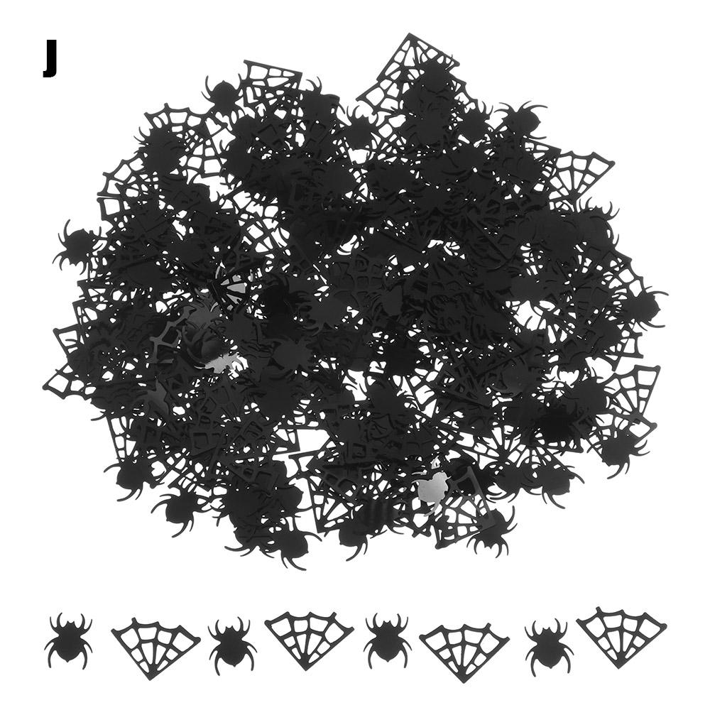 New Fashion Spider Bat Cat Acrylic Confetti Sprinkle Sequins Halloween Party Table Decoration Wedding Supplies Home Ornament
