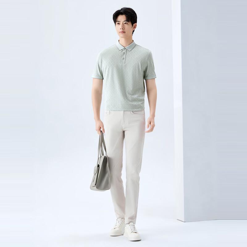 SEVEN Men's Cooling Short Sleeve Polo Shirt