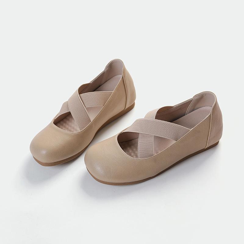 Inner height increase Mary Jane women's shoes French one-pedal evening single shoes women's 2025 spring new with skirt grandma shoes