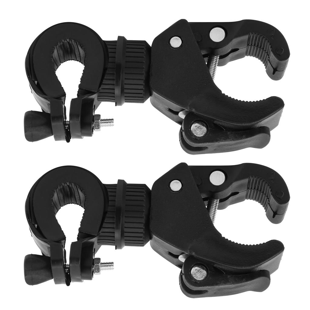 2Pcs Bike Light Mount Holder 360 Degree Rotatable Bicycle Flashlight Bracket Cycle Equipment