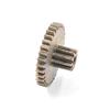 33102B 0.5M Alloy Double Gear Big 33 Teeth OD=17.2mm Small 10 Teeth od=6mm Metal Pinion 33T+10T