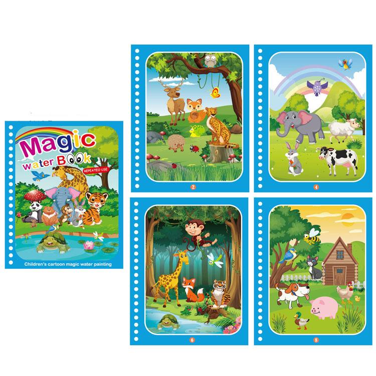 Kids New Magic Water Drawing Books Coloring Books Painting Toys For Kids Birthday Christmas New Year Gift For Boys And Girls